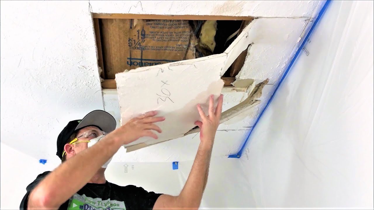 ceiling water damage repair