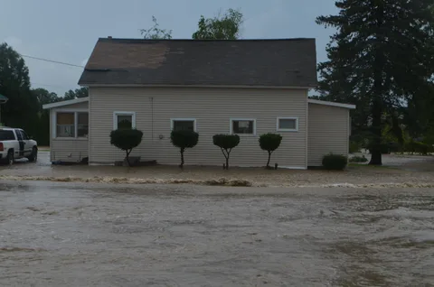 Water damage in home caused by Flash Floods in San Diego's Inland Valleys